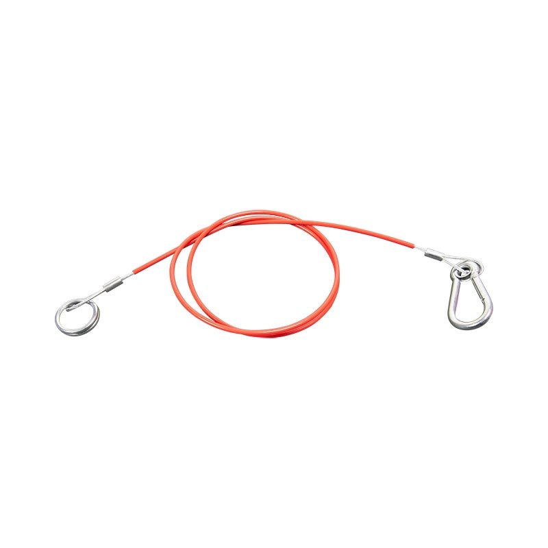 Abreißseil mit Ring, Länge 1200 mm, rot