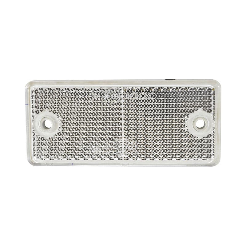 Rückstrahler 90 x 40 mm, weiß, zum Schrauben