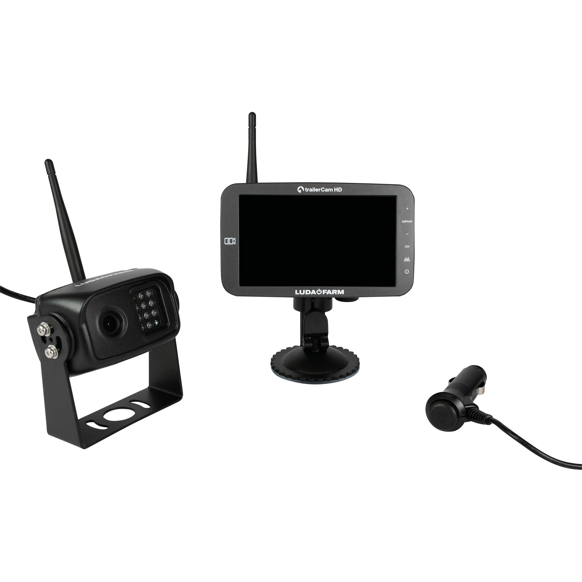 Trailer Cam HD, wireless, mit Monitor und Kamera