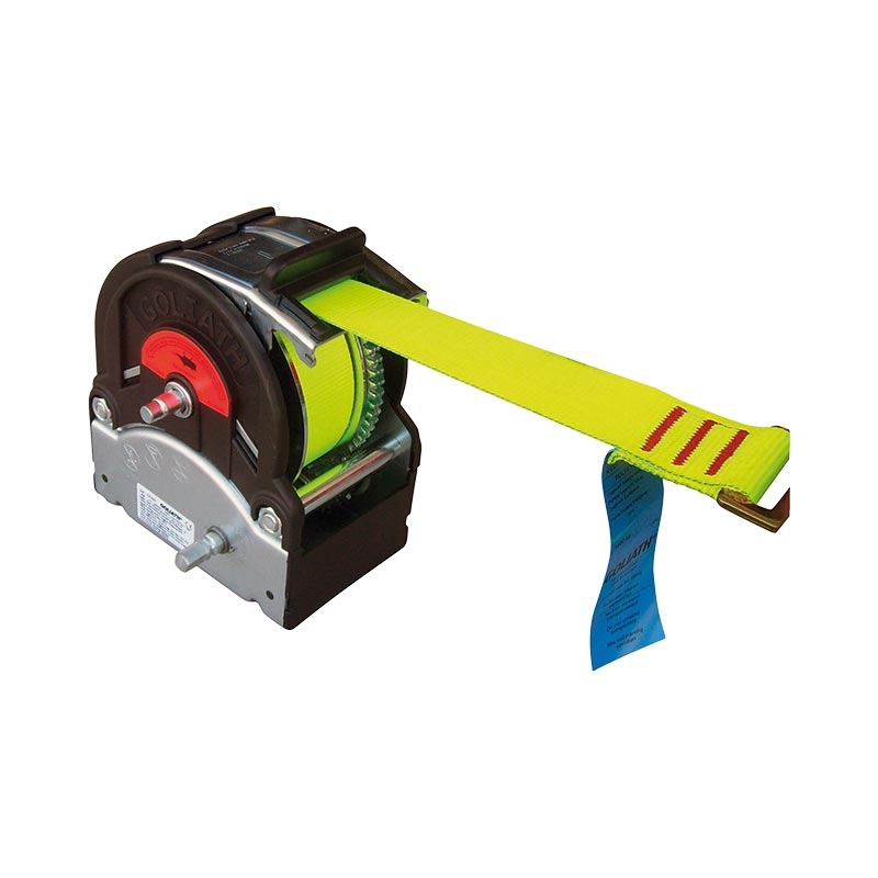 Handseilwinde, TS900, 900 kg, Band 8 m, gelb