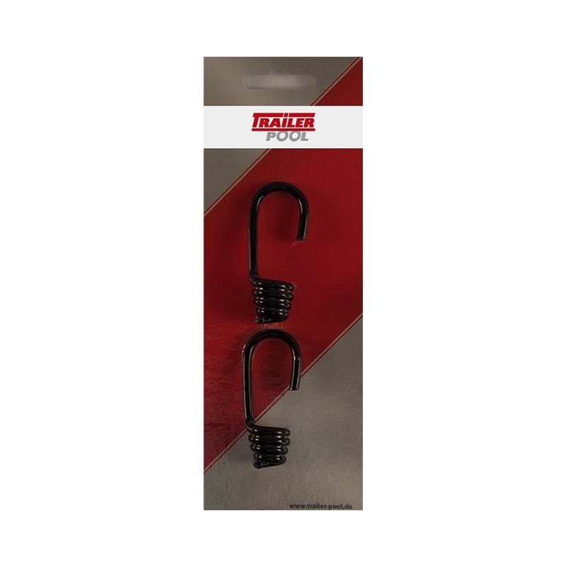 2er-Set Spiralhaken 8x74x13mm für 8mm Expanderseil