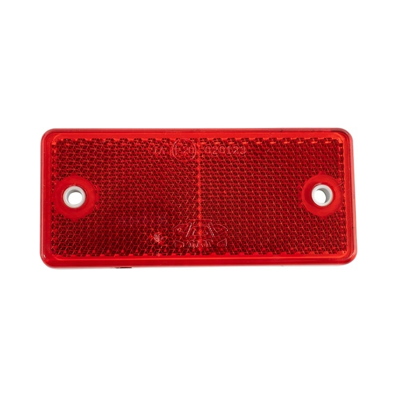 Rückstrahler 90 x 40 mm, rot, zum Schrauben