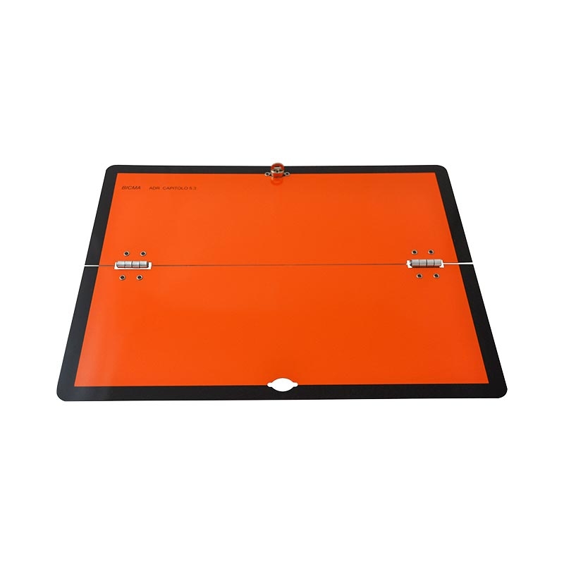 ADR Warntafel, horizontal klappbar, 400x300 mm